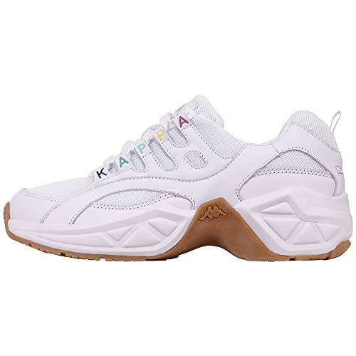 Kappa Unisex Overton Sneakers, Weiß, 41 EU von Kappa