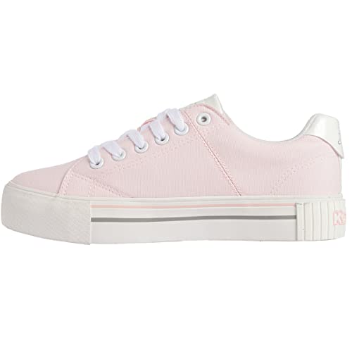 Kappa Damen Tudy Canvas Sneaker, Rosa/Weiß, 41 EU von Kappa