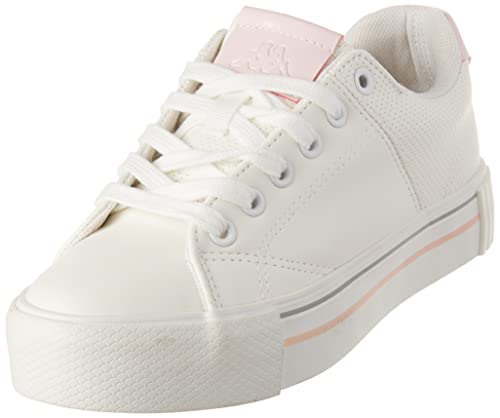 Kappa Damen Logo Tudy Gymnastikschuh, White Pink, 36 EU von Kappa