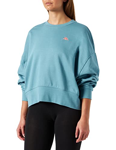 Kappa Damen Women, Sweatshirt, Loose Fit, Adriatic Blue, L EU von Kappa