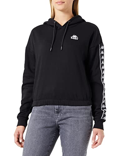 Kappa Damen Women, Sweatshirt, Regular Fit, Caviar, XS EU von Kappa