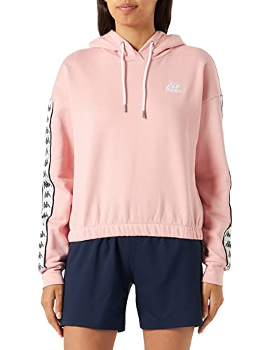 Kappa Damen Women, Sweatshirt, Regular Fit, Coral Blush, S EU von Kappa