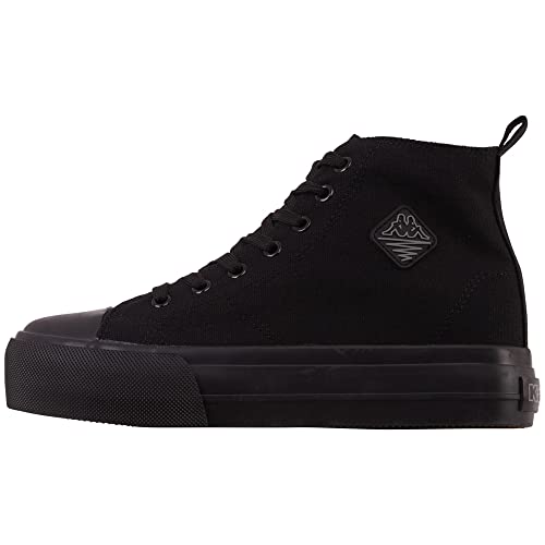 Kappa Unisex VISKA OC Women Sneaker, Schwarz, 38 EU Schmal von Kappa