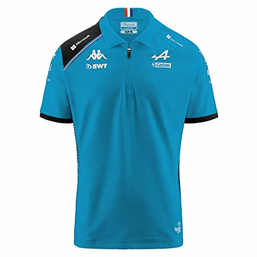 Kappa Herren Acrem Alpine F1 t-Shirt, Blau/Schwarz, XXL von Kappa