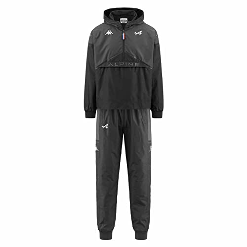 Kappa Herren Asteody Alpine F1 Trainingsanzug, grau, XL von Kappa