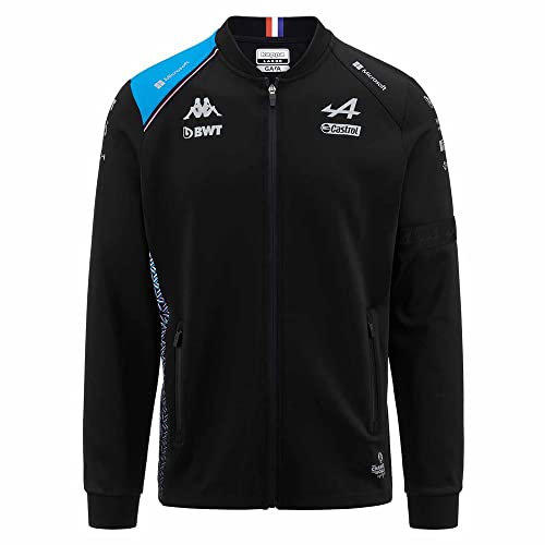 Kappa Herren Attriso Alpine F1 Sweatshirt, schwarz/blau, L von Kappa