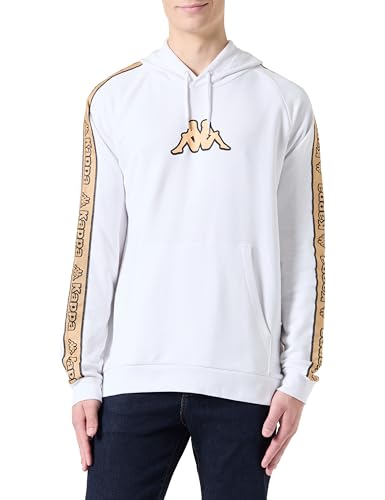 Kappa Herren Berlanga Base Sweatshirt, weiß, Large von Kappa