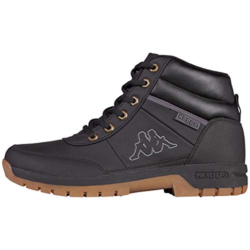 Kappa Herren Bright Mid Light Combat Boots, Schwarz 1111 Black, 43 EU von Kappa