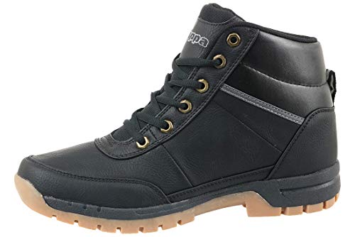 Kappa Herren Bright Mid Light Klassische Stiefel, Schwarz Black 242075 1111, 45 EU von Kappa