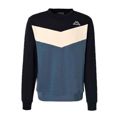 Kappa Herren Idisson Active Man Sweatshirt, blau/weiß, S von Kappa