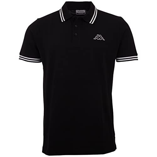 Kappa Herren Kurzarm Poloshirt STYLECODE: 709361 Aleot Men Poloshirt I Caviar I 2XL von Kappa