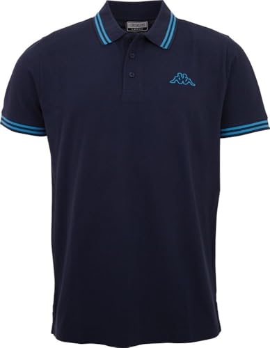 Kappa Herren Kurzarm Poloshirt STYLECODE: 709361 Aleot Men Poloshirt I Dress Blues I S von Kappa