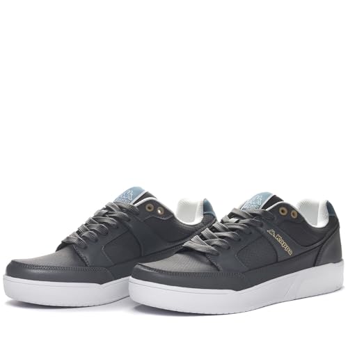 Kappa Herren Logo Finnik Walking-Schuh, Grey Dk Blue Dk, 43 EU von Kappa