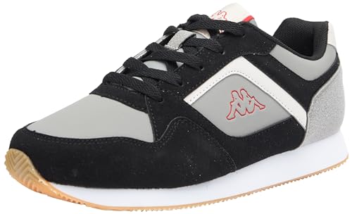 Kappa Herren Logo Foles Walking-Schuh, Grau Md Black, 44 EU von Kappa