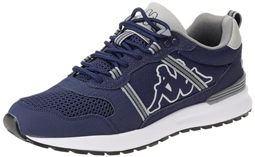 Kappa Herren Logo Lino Cross-Laufschuh, Blue Marine Grey Lt, 44 EU von Kappa