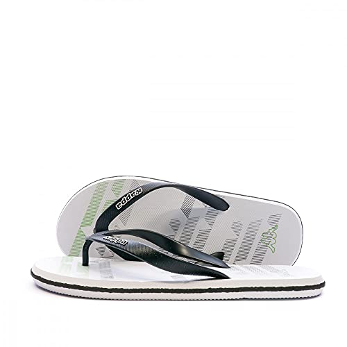 Kappa Herren Logo Maceo 2 Flipflop, weiß, 42 EU von Kappa