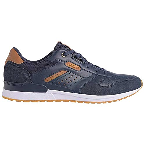 Kappa Herren MIDIANO Low-top, Azul/Marrón, 45 EU von Kappa