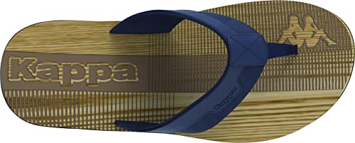 Kappa Herren Nemilio Flipflop, Braun blau, 41 EU von Kappa