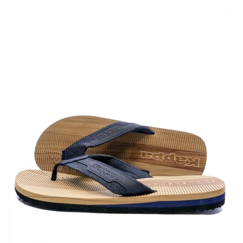 Kappa Herren Nemile Flipflop, braun blau, 45 EU von Kappa