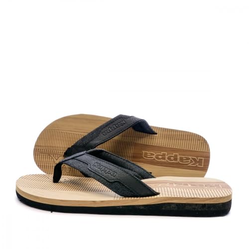 Kappa Herren Nemilio Flipflop, Braun schwarz, 45 EU von Kappa