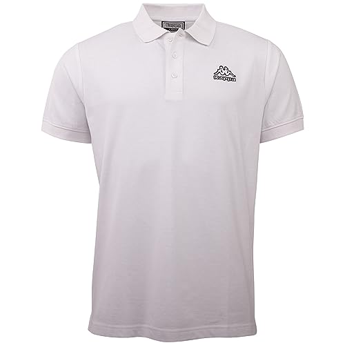 Kappa Herren Stylecode: 710245 Men, Shirt, Regular Fit Polohemd, Bright White, 3XL EU von Kappa