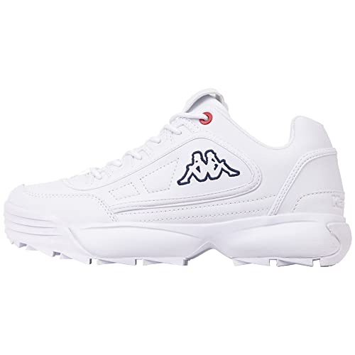 Kappa Herren Rave Nc Sneakers, 1010 White, 36 EU von Kappa