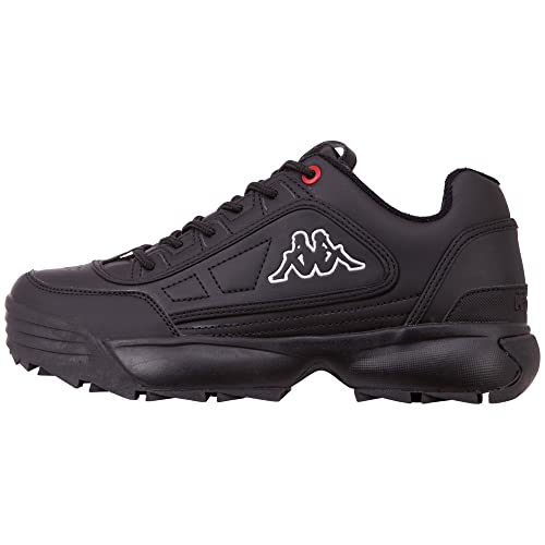 Kappa Herren Rave Nc Sneakers, 1111 Black, 37 EU von Kappa