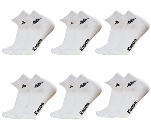 Kappa Herren Sportsocken, Weiß 42/44 von Kappa