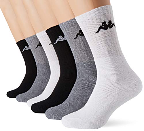 Kappa Herren Sportsocken KAP/AM/TNX6 (6er Pack), Mehrfarbig, 39/42 von Kappa