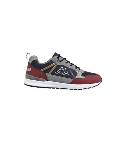 Kappa Herren antor Sneaker, Blau Grau Rot, 44 EU von Kappa