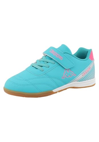 Kappa Indoor Kinder Hallenschuhe Turkis-Pink 95K0783001, Schuhgröße:35 EU von Kappa