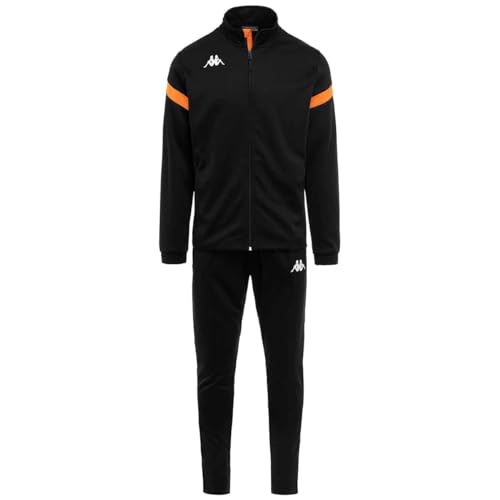 Kappa Jungen Dalcito Trainingsanzug, schwarz/orange, XXL von Kappa