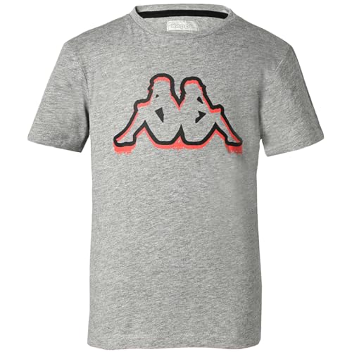 Kappa Jungen Kadou T-Shirt, grau, 8 años von Kappa