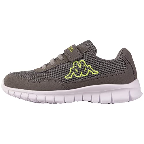 Kappa Kinder Sneaker STYLECODE: 260604K FOLLOW K Größe 25 Grey/Lime von Kappa