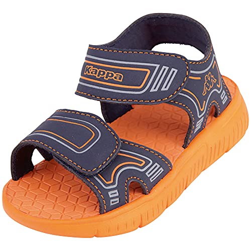 Kappa Unisex Kinder Kaleo K Sandale,Navy/Orange,25 EU von Kappa