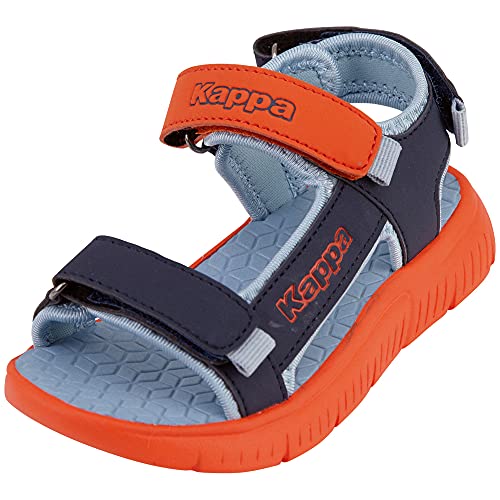 Kappa Unisex Cane mf k Sandalen, Orange/Navy, 30 EU von Kappa