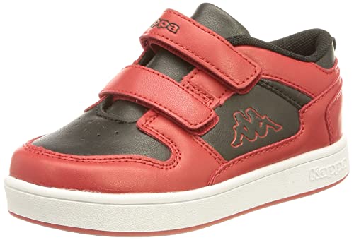 Kappa Jungen Unisex Kinder Lineup Low M Sneaker, Red/Black, 21 EU von Kappa