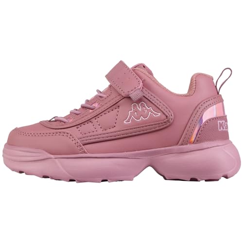 Kappa Jungen Unisex Kinder STYLECODE: 260782GCK Rave GC K Girls Sneaker, Lila/Rosé, 25 EU von Kappa