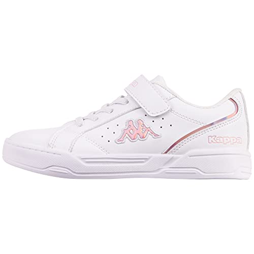 Kappa Jungen Unisex Kinder STYLECODE: 261041K Beatty K Girls Sneaker, White/Rosé, 30 EU von Kappa