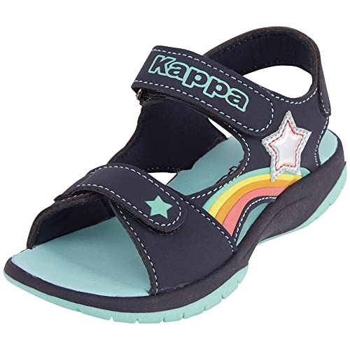 Kappa Jungen Unisex Kinder STYLECODE: 261042K PELANGI K Sandale, Navy/Mint, 27 EU von Kappa