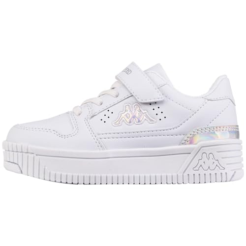 Kappa Jungen Unisex Kinder STYLECODE: 261057K EMELA K Girls Sneaker, White/Multi, 26 EU von Kappa