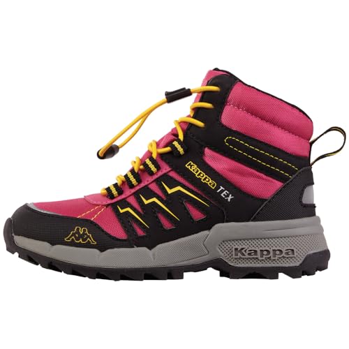 Kappa Unisex Kinder Stylecode: 261065k Boxford Mid Tex K Sneaker, Pink Yellow, 29 EU von Kappa