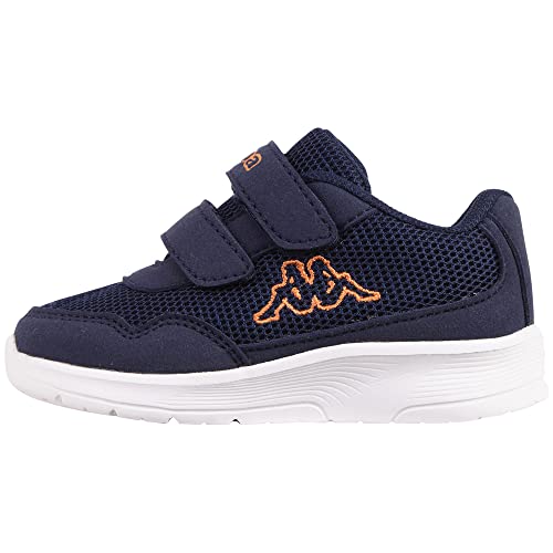 Kappa Jungen Unisex Kinder STYLECODE: 280009M Cracker II M Sneaker, Navy/Orange, 25 EU von Kappa