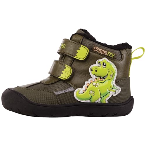 Kappa Jungen Unisex Kinder STYLECODE: 280022M Claw TEX M Boys Schneestiefel, Army/Lime, 20 EU von Kappa