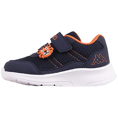 Kappa Jungen Unisex Kinder STYLECODE: 280024M Jak M Sneaker, Navy/Orange, 22 EU von Kappa