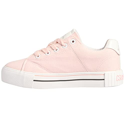 Kappa Tudy Lace Leinwand Sneaker, rosa/weiß, 34 EU von Kappa