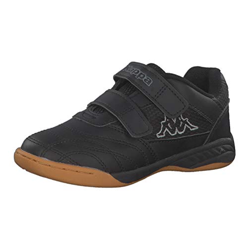 Kappa Indoor Kickoff Kinder Hallenschuhe schwarz 260509K, Schuhgröße:27 EU von Kappa