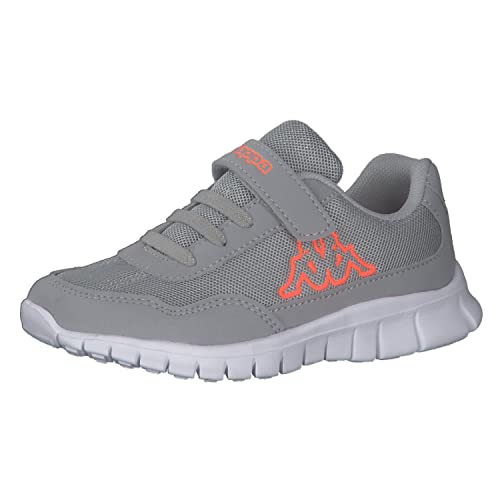 Kappa Kinder Sneaker Follow K 260604K L'Grey/Orange 25 von Kappa