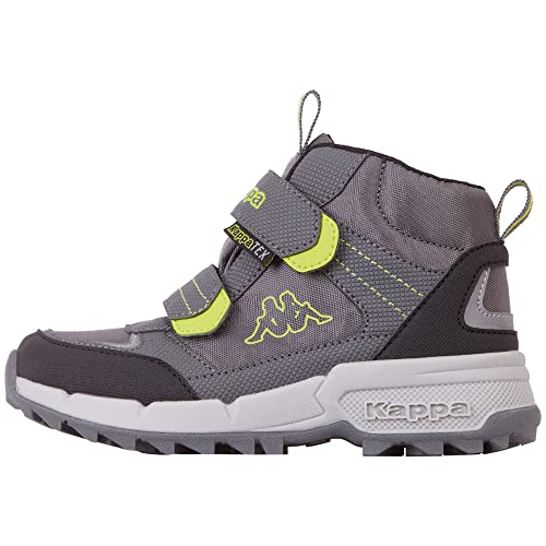 Kappa Kinder Winterboots I STYLECODE:260905K AIKO TEX KIDS | Robuster Outdoor Winterstiefel mit Klettverschlüssen für kleine Abenteurer I grey/lime I 27 Kappa Kinder Winterboots I STYLECODE:260905K AIKO TEX KIDS | Robuster Outdoor Winterstiefel mit Klettverschlüssen für kleine Abenteurer I grey/lime I 27 von Kappa
