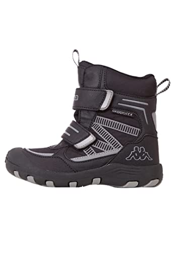 Kappa Unisex Kinder Stiefel Winterschuhe Stylecode 260805K 1116 schwarz, Schuhgröße:29 EU von Kappa